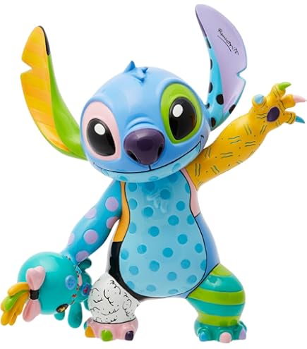 Disney by Britto Stitch Midas Figurine, Large, 18 cm Multicolor